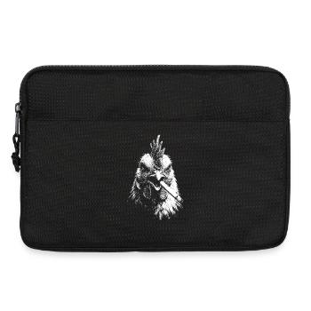 Smoking Hen Graphic - Laptop bag 13" - black - Front