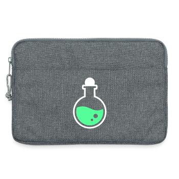 Zaubertrank Potion Mana Gaming Vektor - Laptoptasche 13" - Grau meliert - Vorne