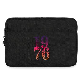 Vintage 1976 - Laptoptasche 13" - Schwarz - Vorne