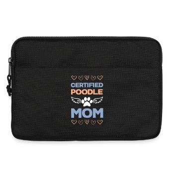 Maman de caniche certifiée - Sacoche pour ordinateur portable 13 pouces - noir - Devant