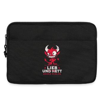 You think I'm small, sweet and nice – Funny T - Laptop bag 13" - black - Front