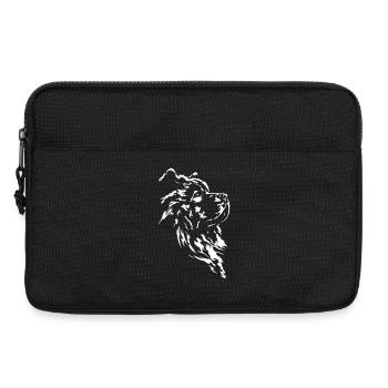 Chow Chow Silhouette Chien Wilsigns - Sacoche pour ordinateur portable 13 pouces - noir - Devant