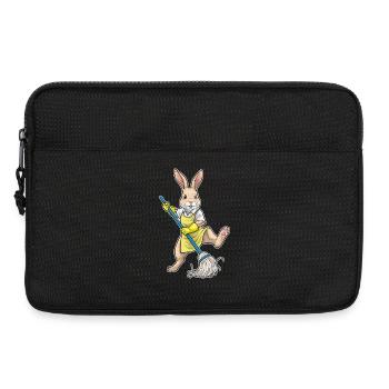 Rabbit Cleaner Mop Cleaning - Laptop bag 13" - black - Front