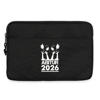 Motif de la cérémonie de remise des diplômes de l’Abitur 2026 - Sacoche pour ordinateur portable 13 pouces - noir - Devant