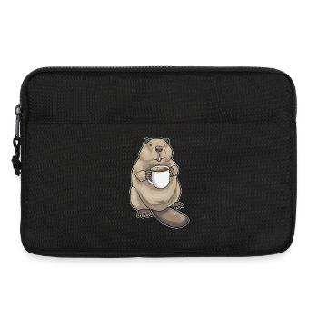 Beaver Coffee Mug - Laptop bag 13" - black - Front