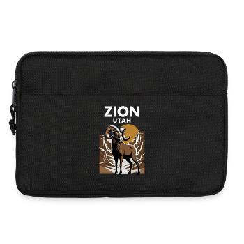 Coucher de soleil Zion Utah - Sacoche pour ordinateur portable 13 pouces - noir - Devant