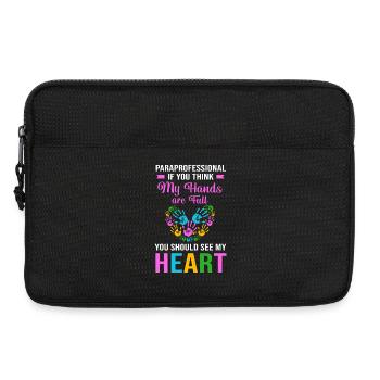 Paraeducator Teacher Assistant Paraprofessional - Laptop bag 13" - black - Front