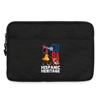 Kuba Stolz & Heimat - Cuba Flagge Design - Laptoptasche 13" - Schwarz - Vorne