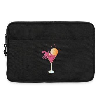 Cocktail disco – Martini rose avec Squirting Di - Sacoche pour ordinateur portable 13 pouces - noir - Devant