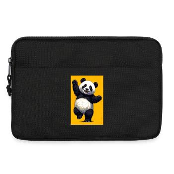 panda - Sacoche pour ordinateur portable 13 pouces - noir - Devant