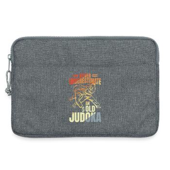 Judo Großvater - Laptoptasche 13" - Grau meliert - Vorne