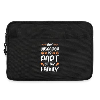 LABRADOR - Laptoptasche 13" - Schwarz - Vorne