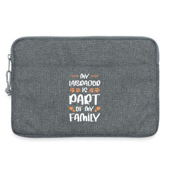 LABRADOR - Laptoptasche 13" - Grau meliert - Vorne