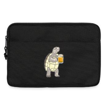Schildkröte Bier - Laptoptasche 13" - Schwarz - Vorne