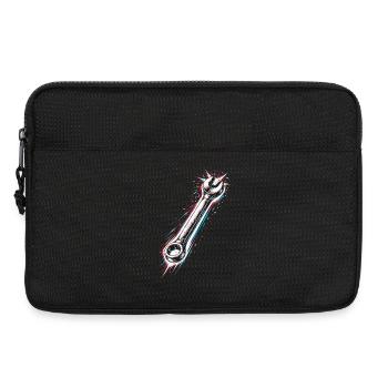 Conception du mécanicien des outils à clé à molette - Sacoche pour ordinateur portable 13 pouces - noir - Devant