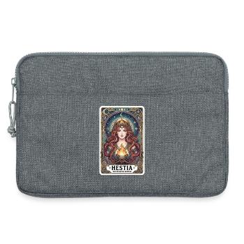 Carte de tarot Hestia - Sacoche pour ordinateur portable 13 pouces - gris chiné - Devant