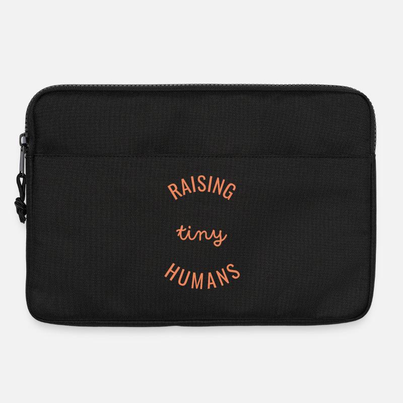 Raising Tiny Humans Kreis - Laptoptasche 13" - Schwarz