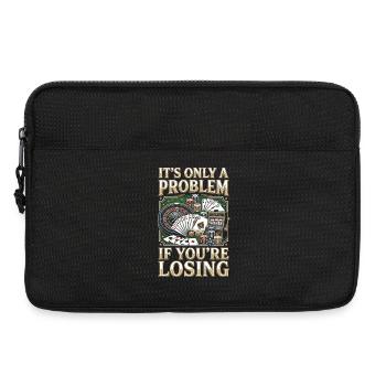 Un problème seulement si tu perds - Sacoche pour ordinateur portable 13 pouces - noir - Devant