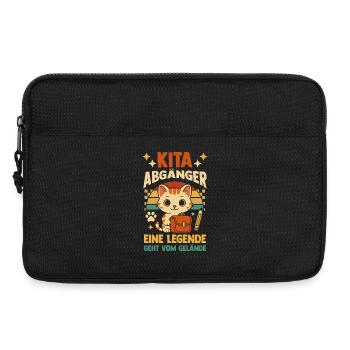 Kita Abgänger Eine Legende Verlässt Das Gelände - Laptoptasche 13" - Schwarz - Vorne