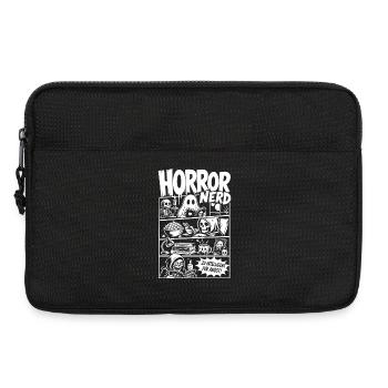 Horror Nerd Zu intelligent für Angst - Laptoptasche 13" - Schwarz - Vorne
