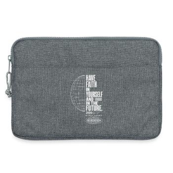 Foi en soi et avenir globe - Sacoche pour ordinateur portable 13 pouces - gris chiné - Devant