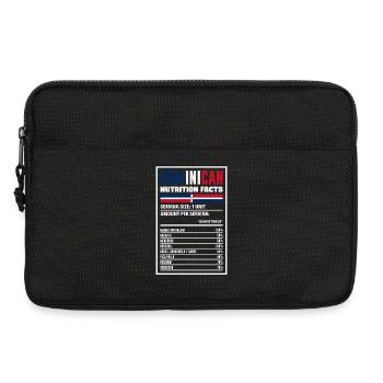 Dominikanische Republik Flagge Dom Rep Stolz - Laptoptasche 13" - Schwarz - Vorne