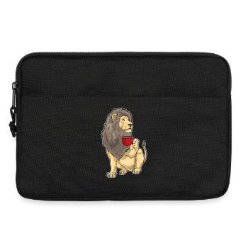 Lion Coffee Mug - Laptop bag 13" - black - Front