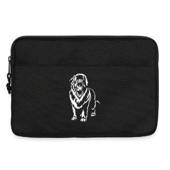 Neufundländer "Black Edition" - Laptoptasche 13" - Schwarz - Vorne