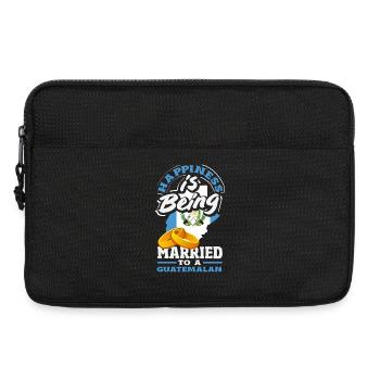 Guatemala Flag T-Shirt Pride & Home Chapín - Laptop bag 13" - black - Front