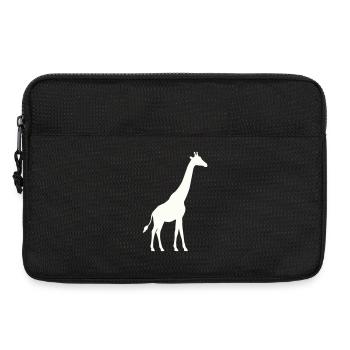 Giraffe Silhouette - Laptoptasche 13" - Schwarz - Vorne