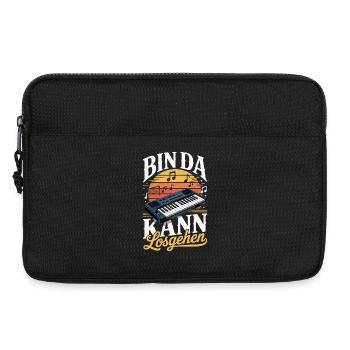  Bin Da Kann Losgehen Keyboarder Spruch - Laptoptasche 13" - Schwarz - Vorne