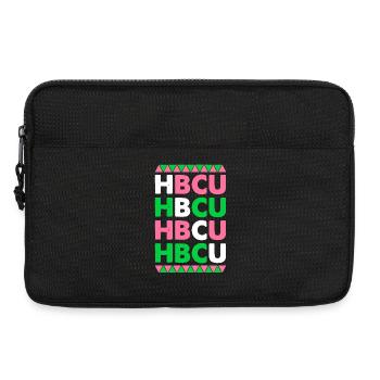 Lettres en majuscule HBCU Pride - Sacoche pour ordinateur portable 13 pouces - noir - Devant
