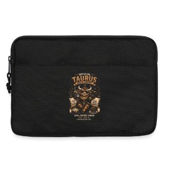Stierkönig des Trostes – Tierkreis - Laptoptasche 13" - Schwarz - Vorne