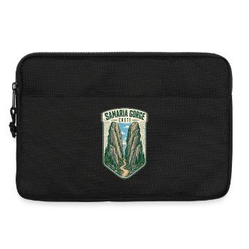 Samaria Gorge Crete Hiking Adventure Travel - Laptoptasche 13" - Schwarz - Vorne