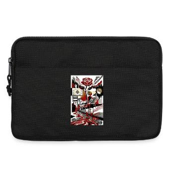 Fragmente des Bewusstseins Die KI erhob sich - Laptoptasche 13" - Schwarz - Vorne