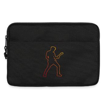 Idée cadeau de jeu de guitare pour le guitariste - Sacoche pour ordinateur portable 13 pouces - noir - Devant