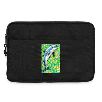 dauphin - Sacoche pour ordinateur portable 13 pouces - noir - Devant