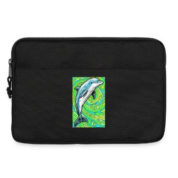 dauphin - Sacoche pour ordinateur portable 13 pouces - noir - Devant