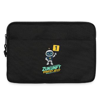 Zukunft Startet Jetzt Roboter - Laptoptasche 13" - Schwarz - Vorne