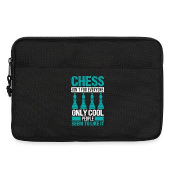 Chess Chess Player Chessboard - Laptop bag 13" - black - Front