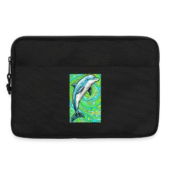 dolphin - Laptop bag 13" - black - Front