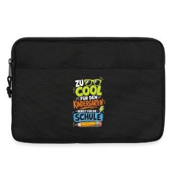 Zu Cool Für Den Kindergarten - Laptoptasche 13" - Schwarz - Vorne
