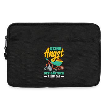 Der Gärtner Regelt Das - Laptoptasche 13" - Schwarz - Vorne
