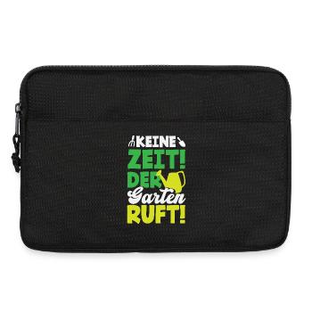 Der Garten Ruft Gartenarbeit - Laptoptasche 13" - Schwarz - Vorne
