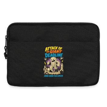 Attack of the gigantic deadline - Laptop bag 13" - black - Front