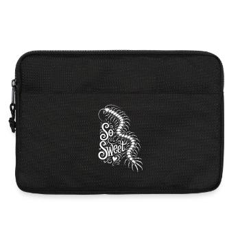 Motif de Scolopender - Sacoche pour ordinateur portable 13 pouces - noir - Devant