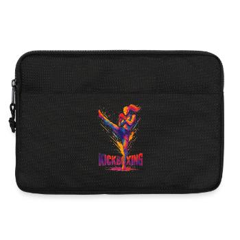 Kickboxer Graphic Design : Brute & Strong - Sacoche pour ordinateur portable 13 pouces - noir - Devant