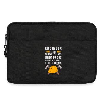 Ingenieur Student - Laptoptasche 13" - Schwarz - Vorne