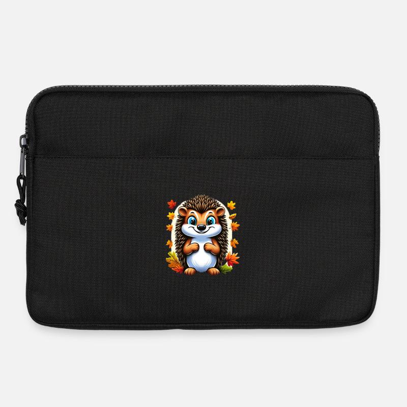 Karl the Hedgehog (hedgehog) - Laptop bag 13" - black