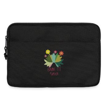 Bonne fete maman - Sacoche pour ordinateur portable 13 pouces - noir - Devant